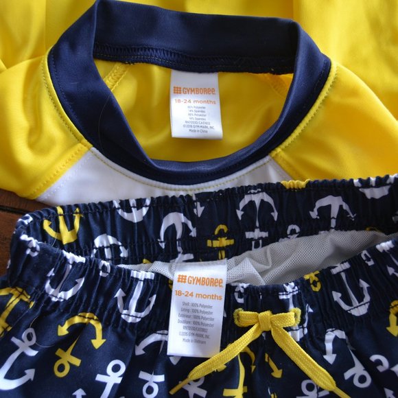 Swim trunks and rashguard set - Picture 5 of 5
